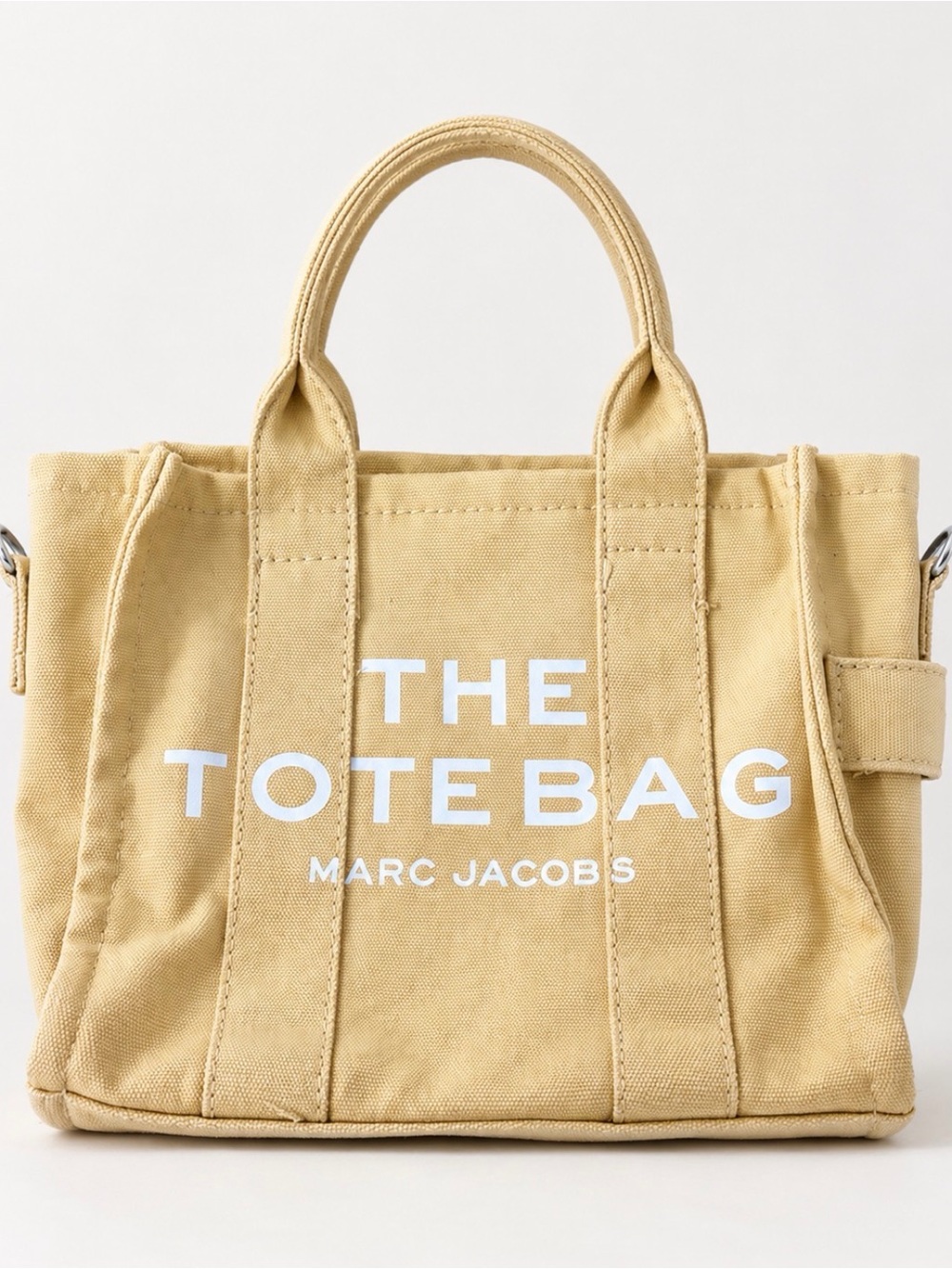 Marc Jacobs The Tote Bag Canvas – Sand / Khaki Yellow